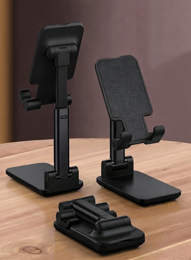 MTL Foldable Telescopic Phone & Tablet Stand – Adjustable Desktop Mobile Holder, Portable Lazy Bracket for Live Streaming, Office & Home Use - Image 3
